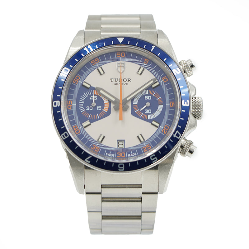 SOLD - 01/05/24 - Tudor Heritage Chronograph 42mm 70330B Box and Papers 2016