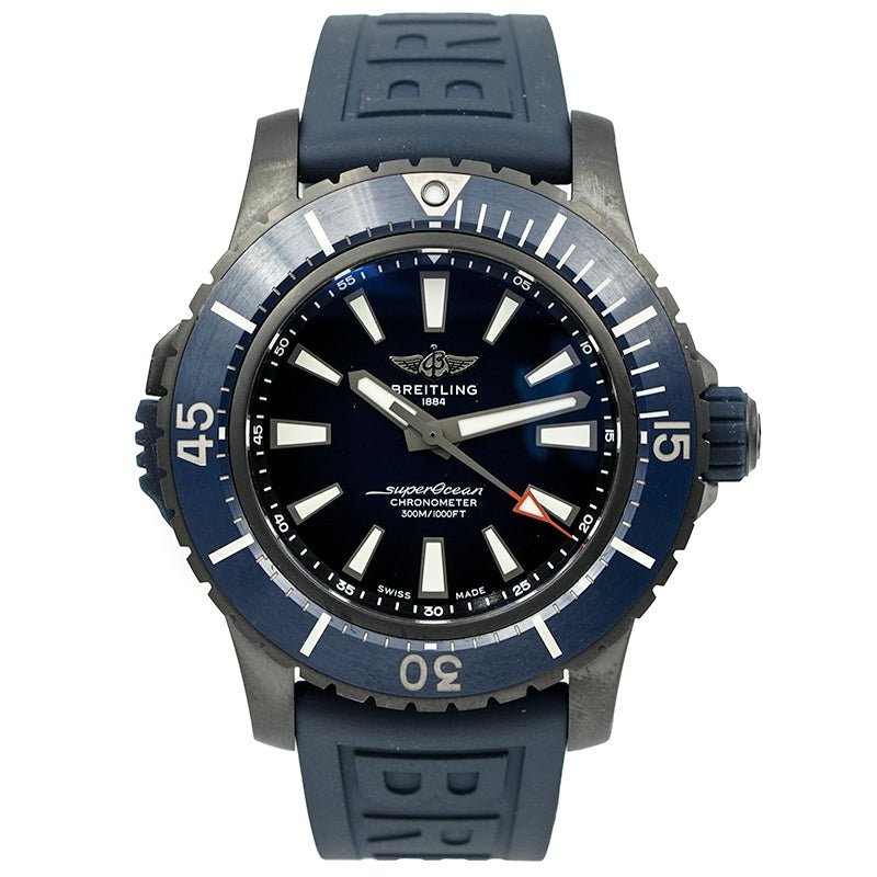 Breitling Superocean II Night Mission 48mm Blue Dial V17369161C1S1 B&P 2021