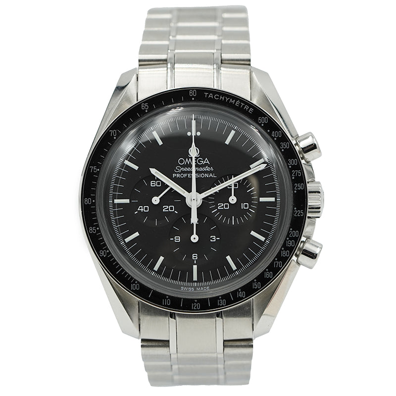 SOLD - 8/31/24 - Omega 1861 Speedmaster Moonwatch Hesalite '13 B&P 311.30.42.30.01.005