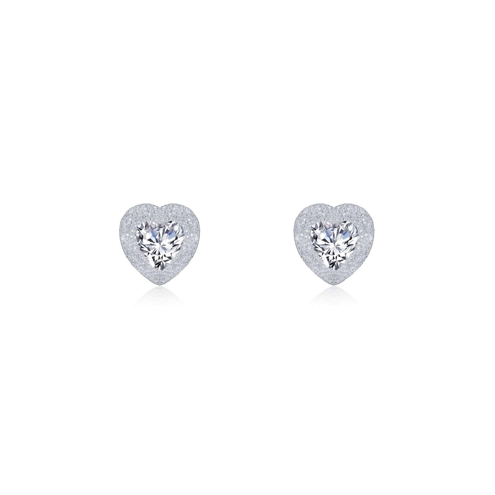Brushed Small Heart Earring