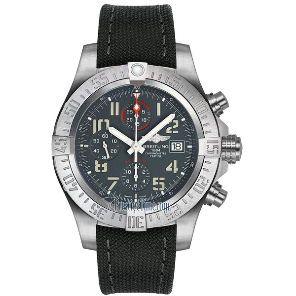 Breitling Men's E1338310-M534-109W Avenger Chronograph Grey Fabric Watch