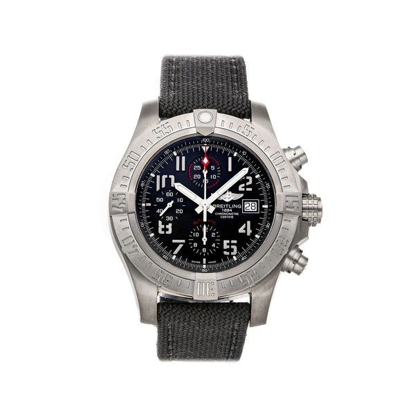Breitling Men's E13383101M1W1 Avenger Bandit Chronograph Grey Canvas Watch
