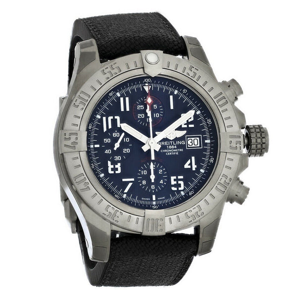 Breitling Men's E13383101M2W1 Avenger Bandit Chronograph Black Textile Watch