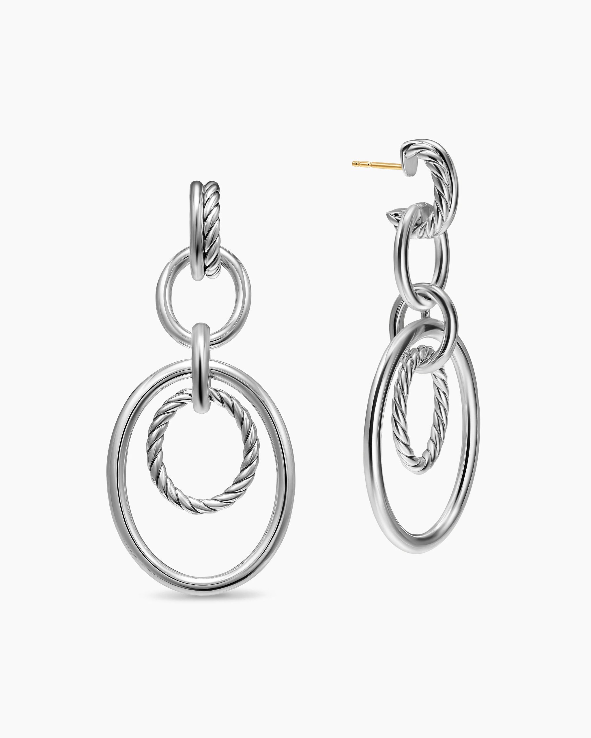 DY Mercer® Mobile Drop Earrings Sterling Silver, 65.7mm