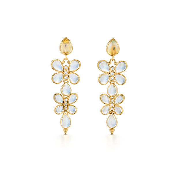 Temple St. Clair 18k Luna Flutter Drop Earrings - E31425-BMBFLYDP