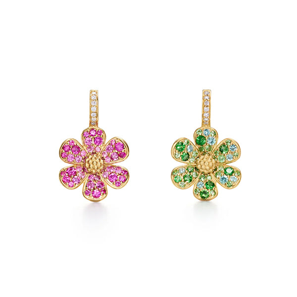 Temple St. Clair 18k Flower Power Earrings - E36882-MXFLWR