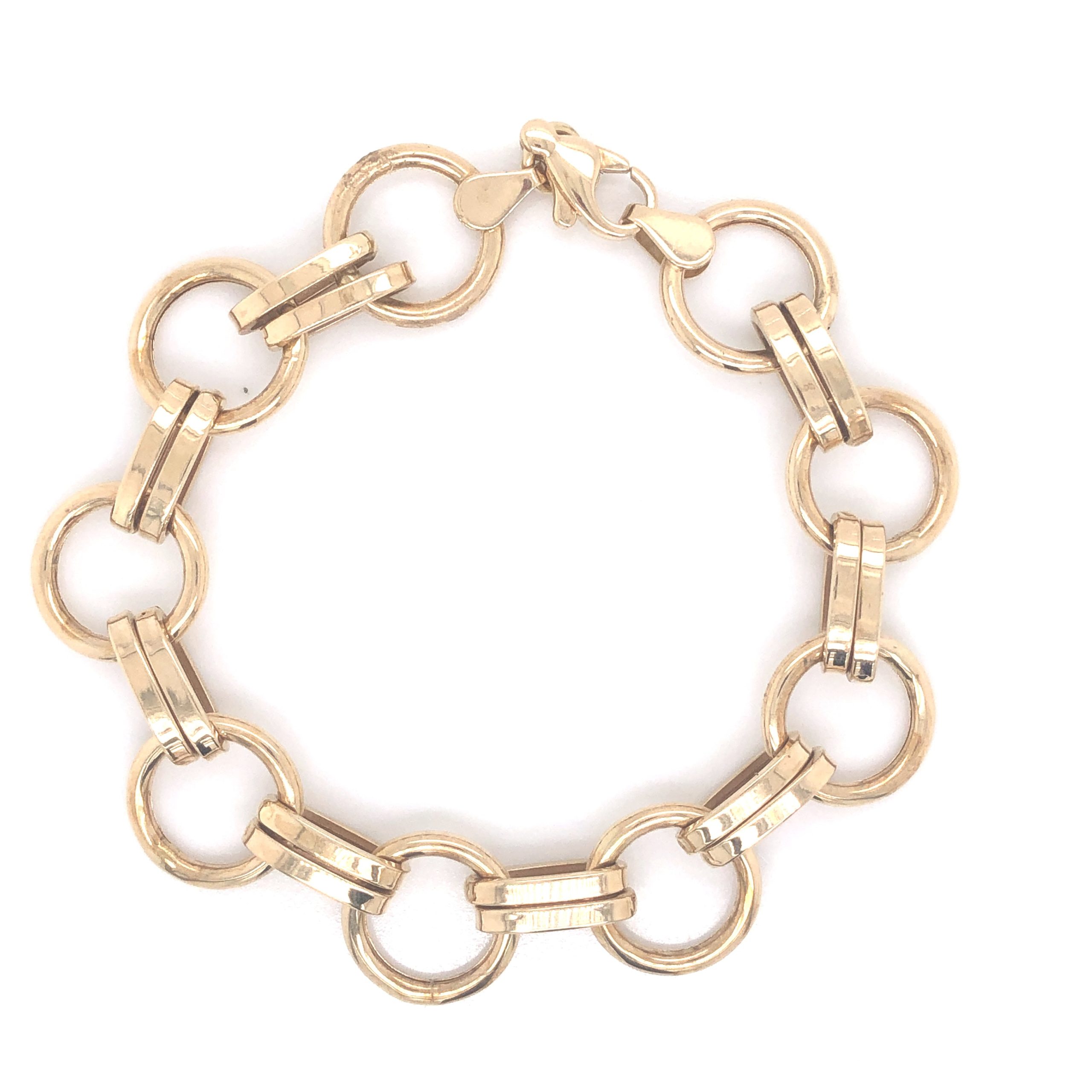 Big Links 14k Gold Bracelet