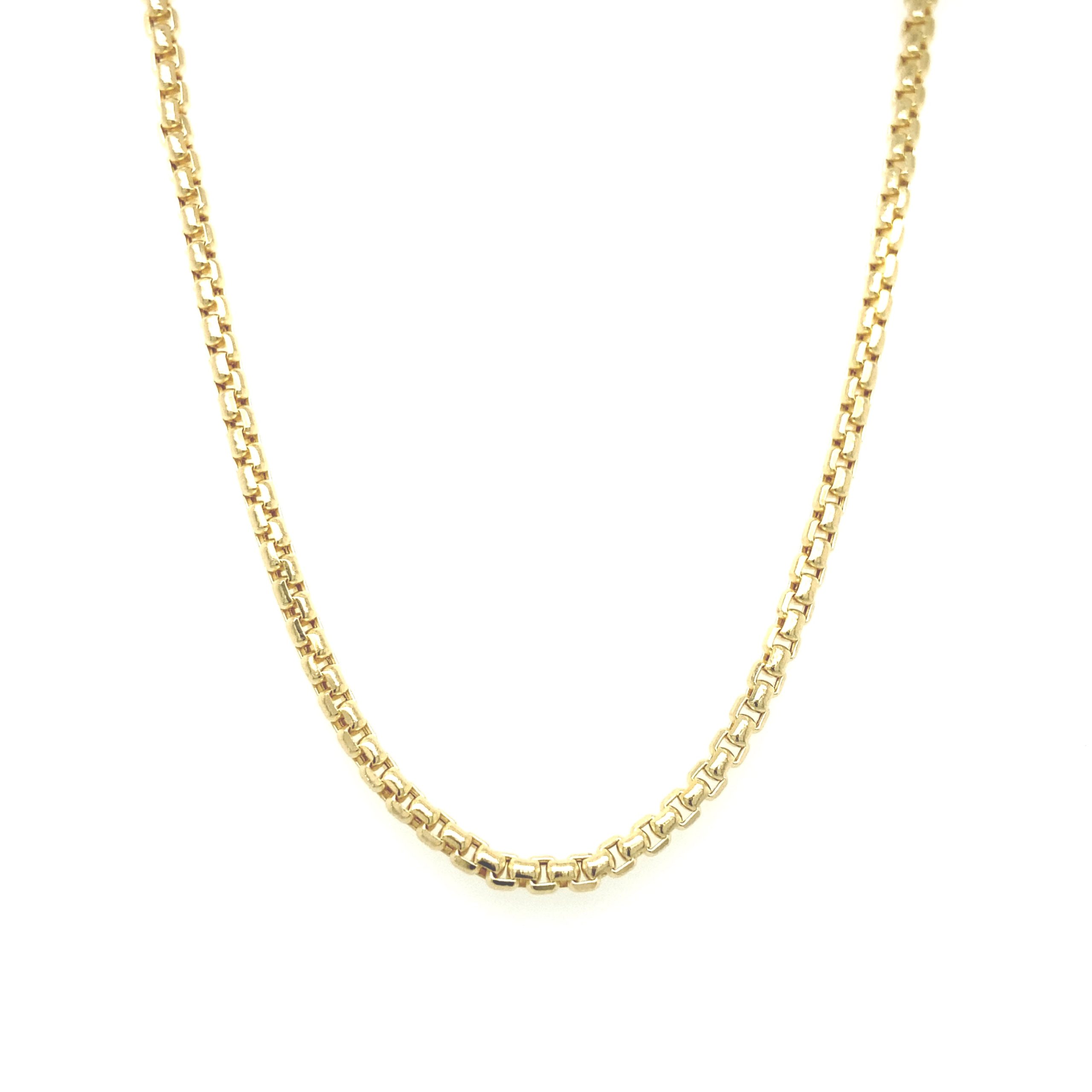14K Gold Box Chain