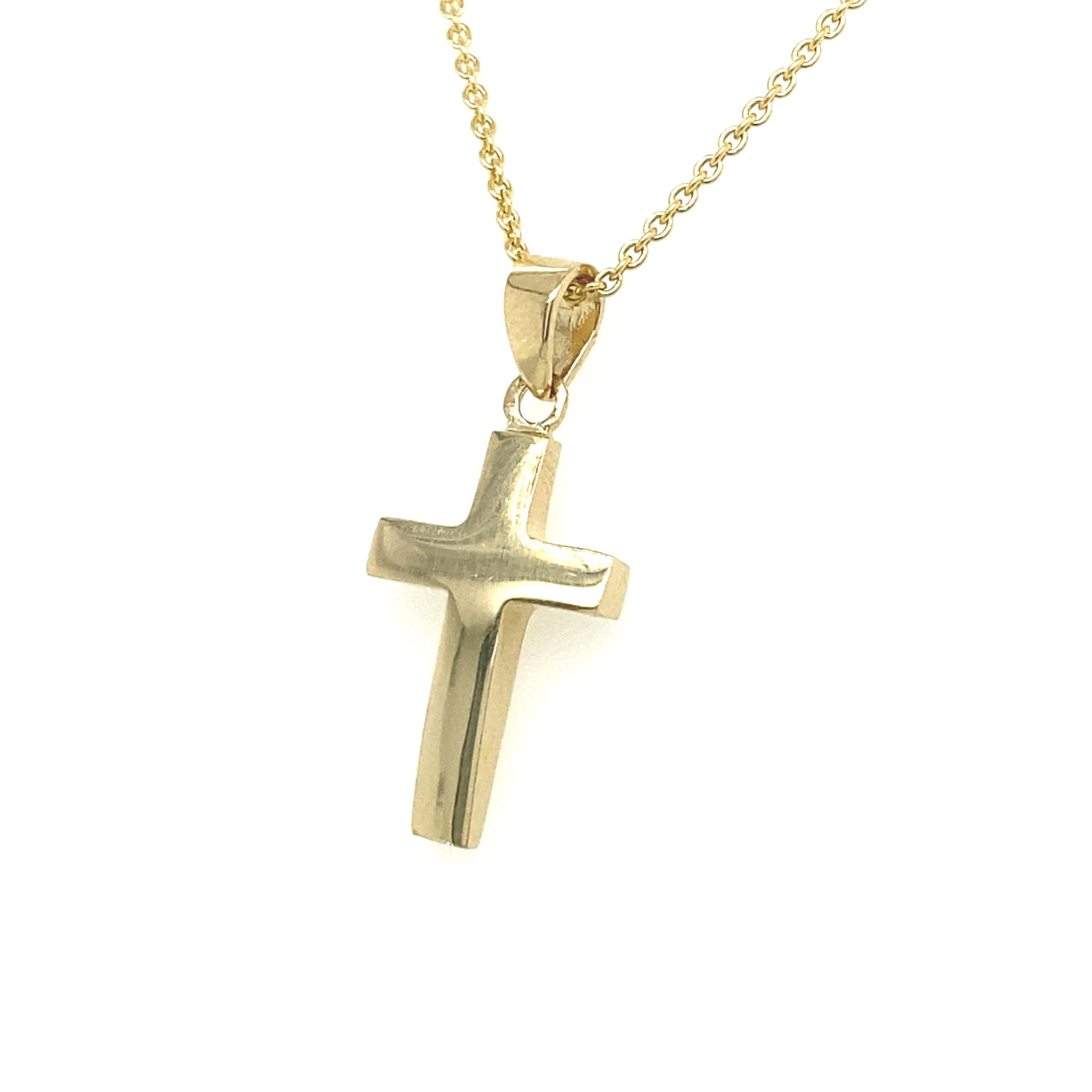 14K Gold Cross Pendant