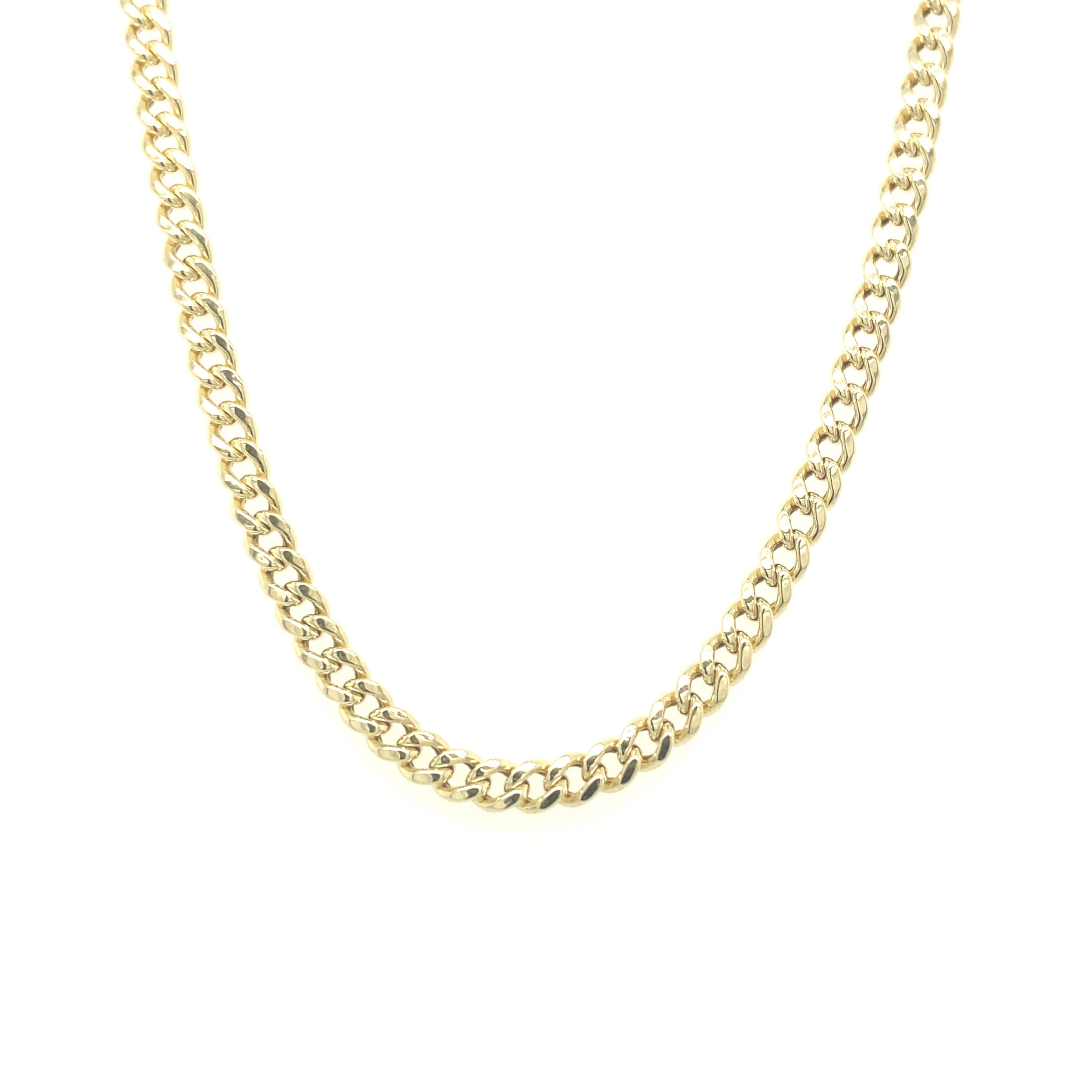 14K Gold Cuban Chain- 3MM