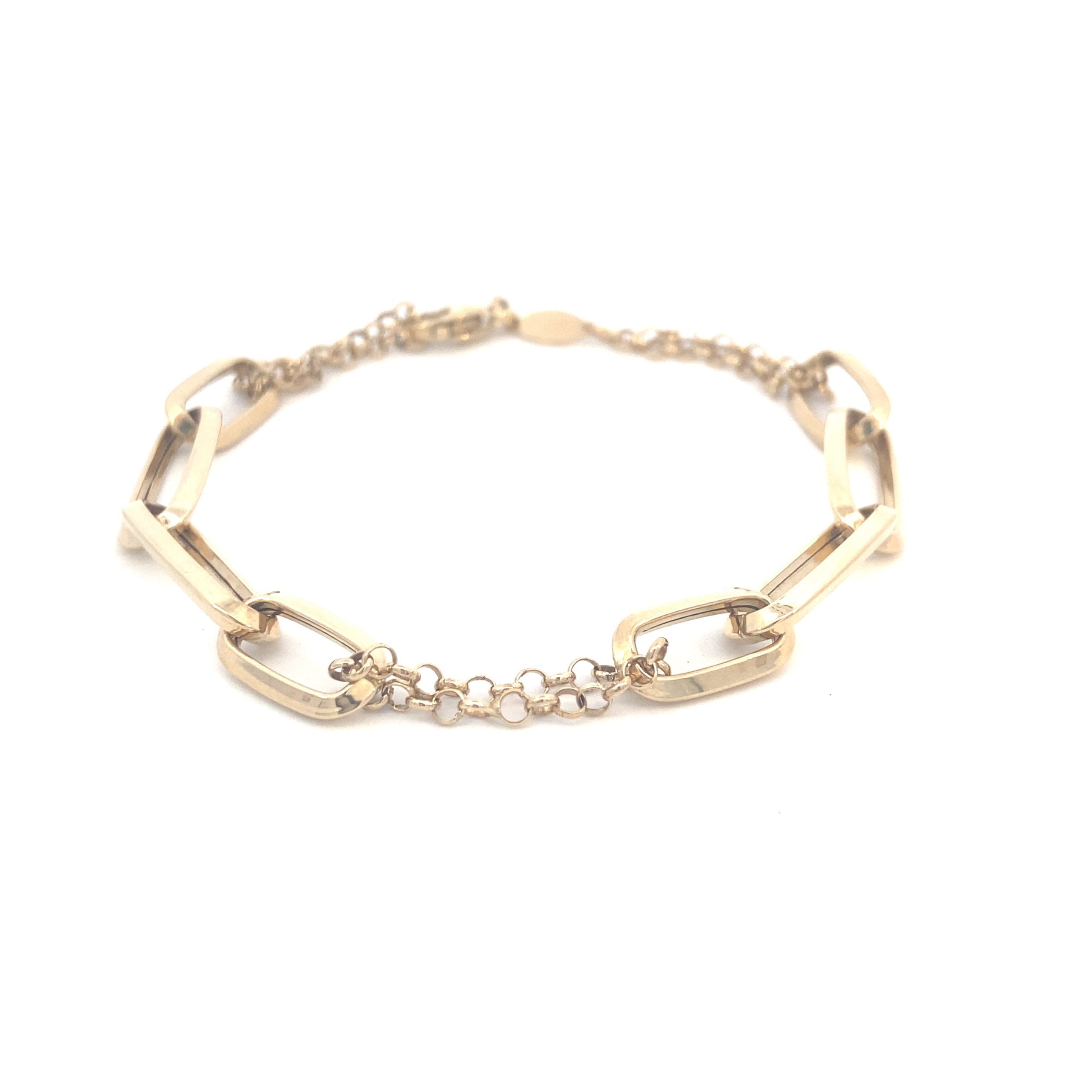 14K Gold Link Bracelet