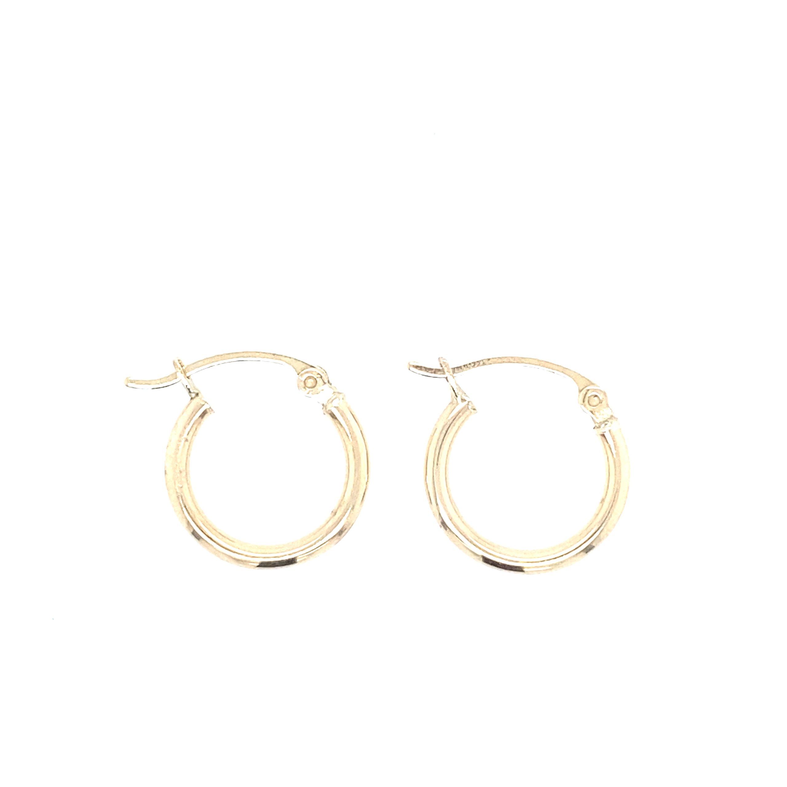 14K Gold Hoops