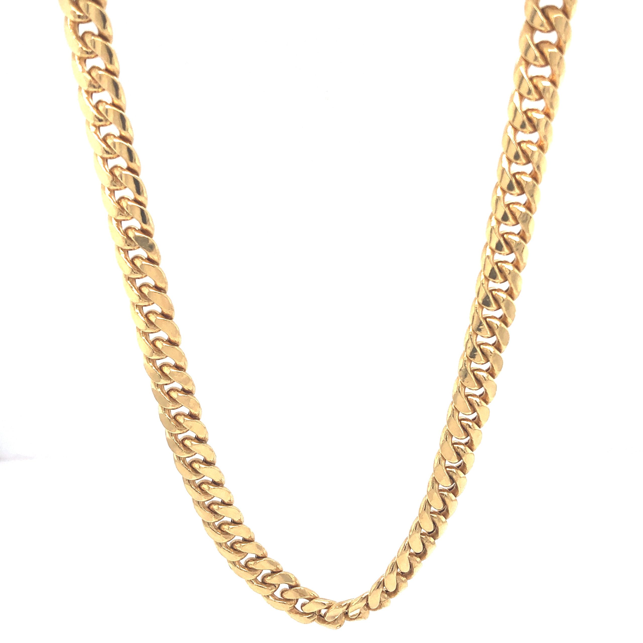10K Cuban Link 10k Gold Chain (7mm)