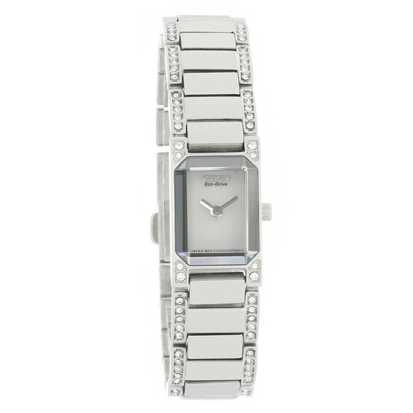 Citizen Women's EG2770-52A Ciena  Stainless Steel with Sets of Crystal Watch