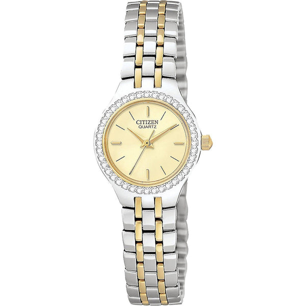 Citizen Women's EJ6044-51P Crystal Two-Tone Stainless Steel Watch