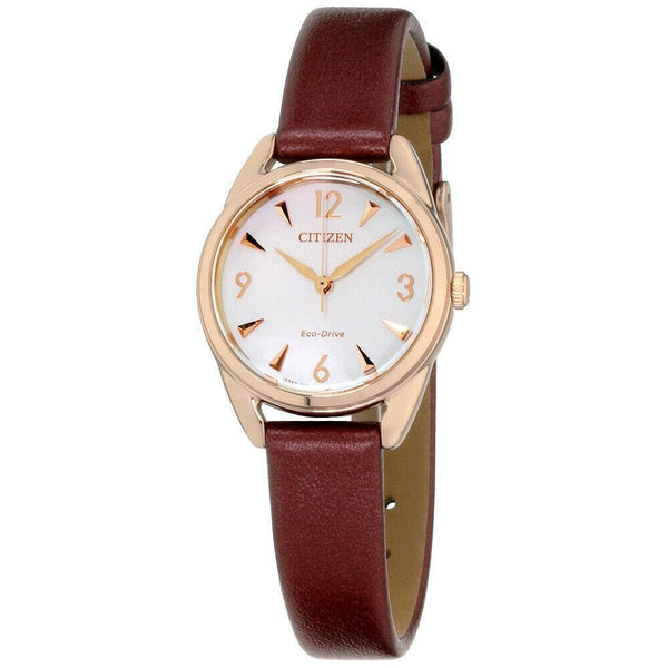 Citizen Women's EM0683-04D LTR Red Leather Watch