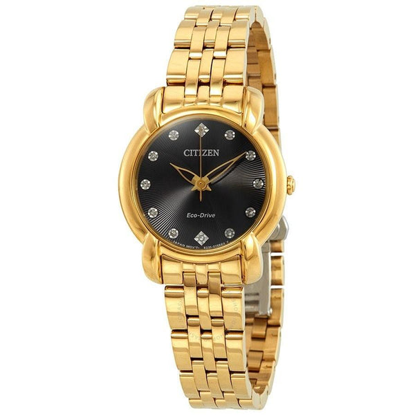 Citizen Women's EM0712-59E Jolie Gold-Tone Stainless Steel Watch