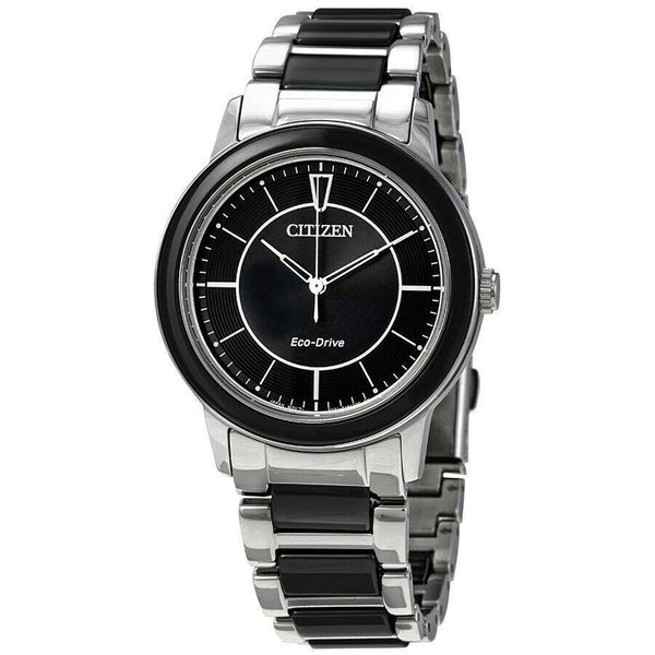 Citizen Women's EM0741-51E Chandler  Two-Tone Stainless Steel with Black Ceramic Watch