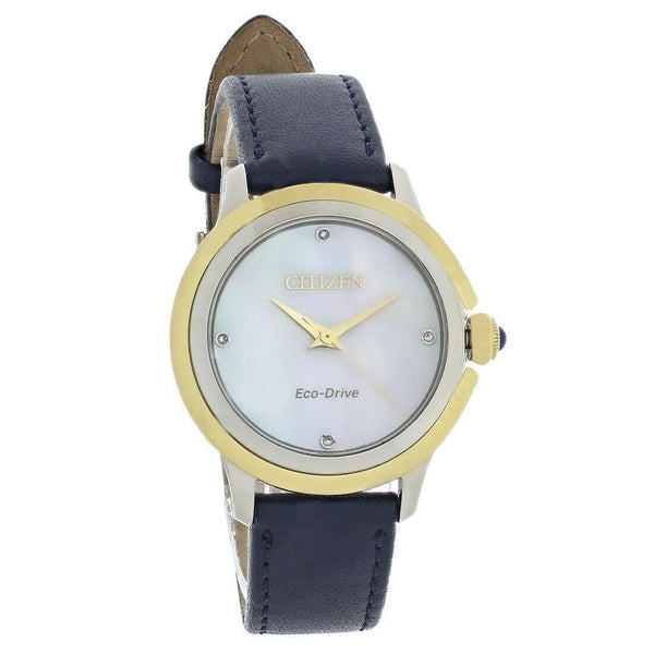 Citizen Women's EM0794-03Y Ceci Blue Leather Watch