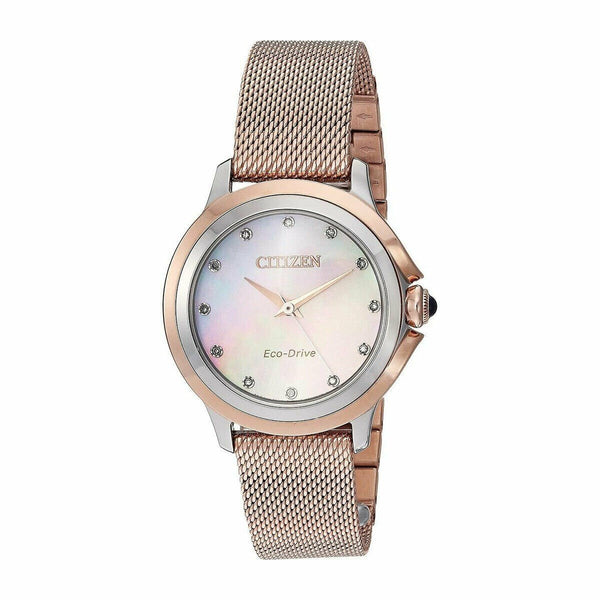 Citizen Women's EM0796-75D Ceci Rose Gold-Tone Stainless Steel Watch