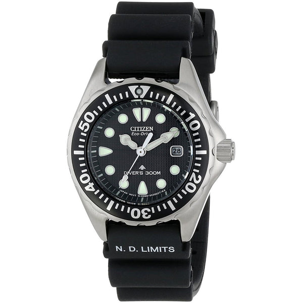 Citizen Women's EP6000-07H Eco-Drive Black Rubber Watch