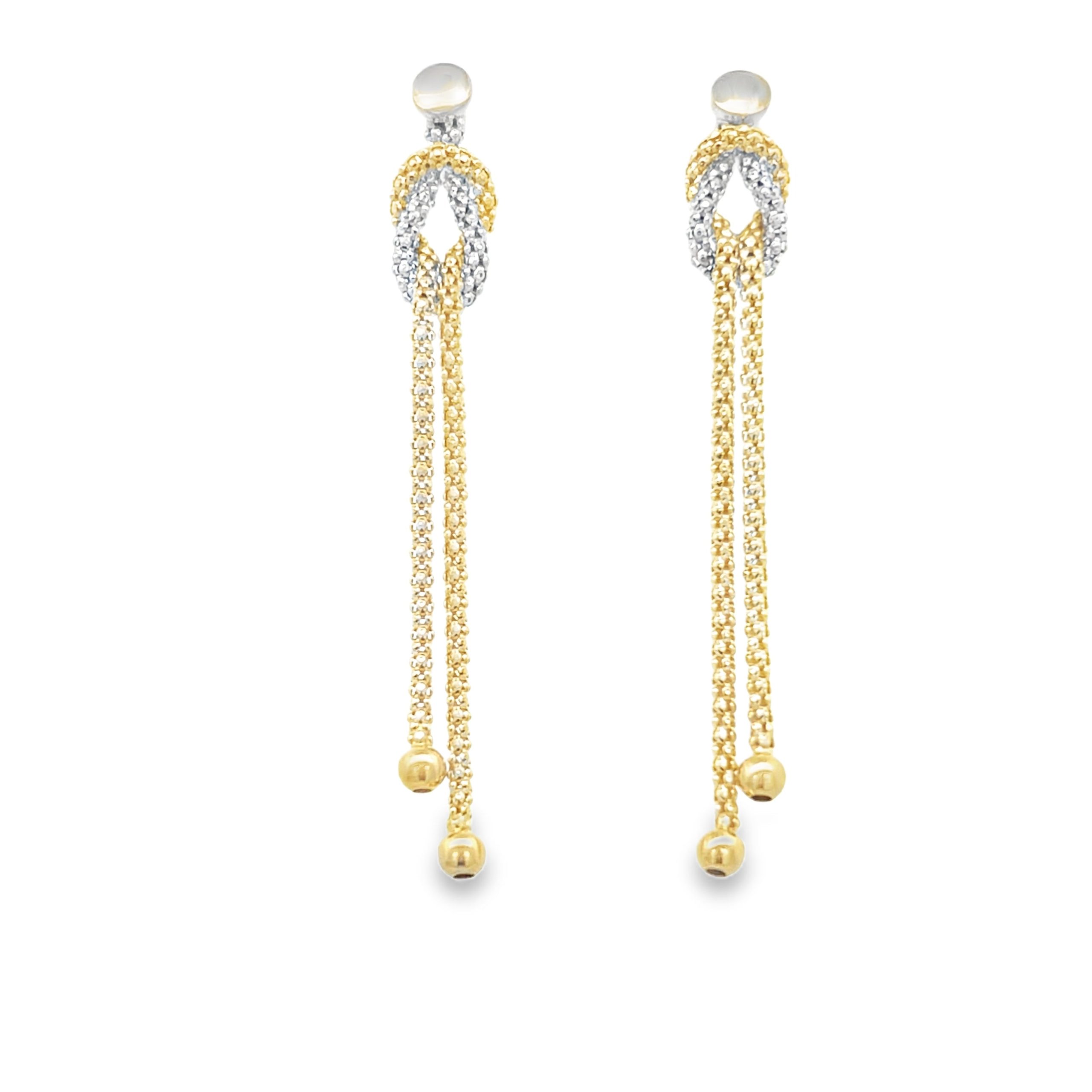 Marcello - Pane Mesh Knot Earring