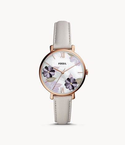 Ladies Jacqueline Watch (White/Rose-Gold)