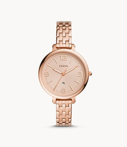 Monroe Three-Hand Watch (Rose-Gold)