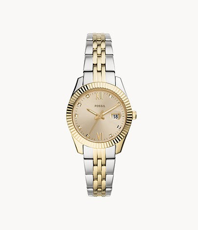 Scarlette Mini Three-Hand Date Two-Tone
