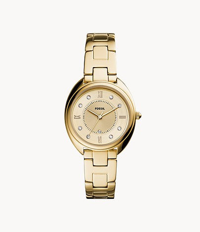 Gabby Three-Hand Date Gold-Tone Stainless Steel Watch