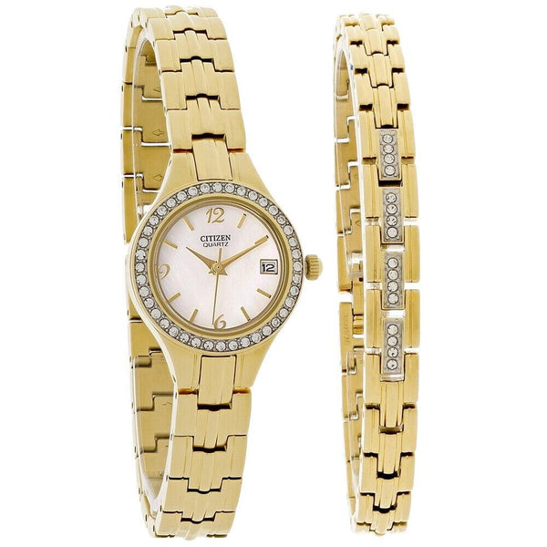 Citizen Women's EU2692-61D Elegance Gold-Tone Stainless Steel Watch