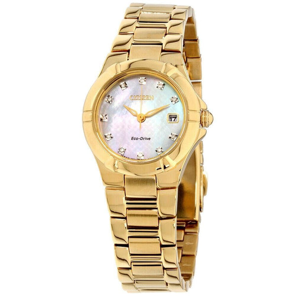 Citizen Women's EW1532-61D Eco-Drive Gold-Tone Stainless Steel Watch