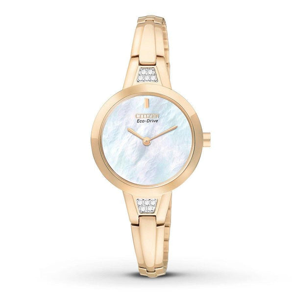 Citizen Women's EX1153-54D Silhouette Gold-Tone Stainless Steel Watch