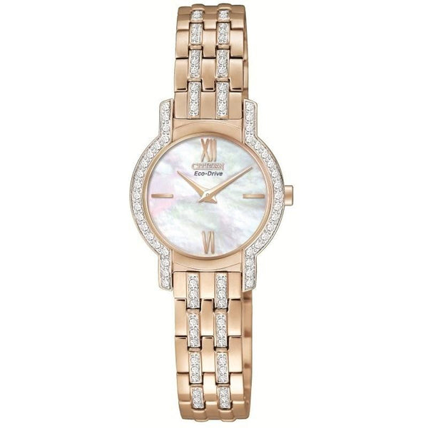 Citizen Women's EX1243-53D Silhouette Rose Gold-Tone Stainless Steel Watch