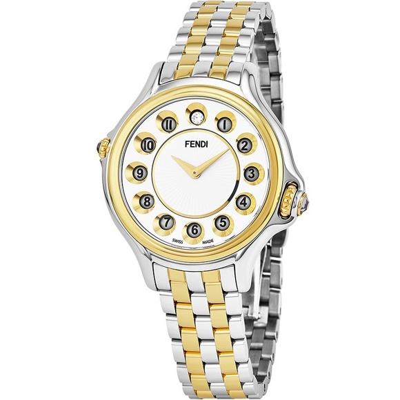 Fendi Women's F107134000T06 Crazy Carats Two-Tone Stainless Steel Watch