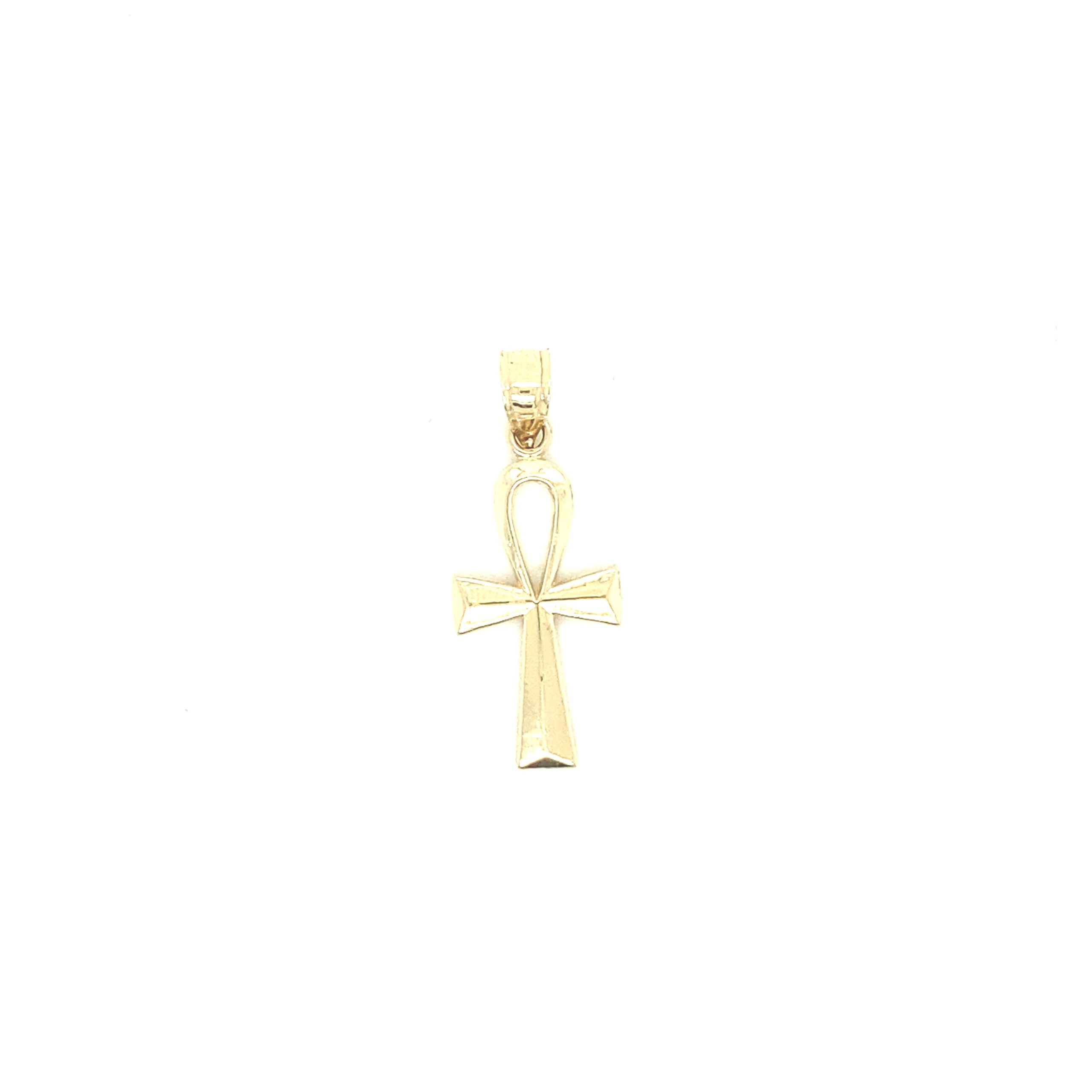 14K Cross Pendant