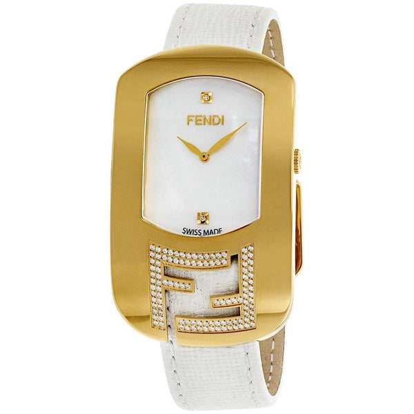 Fendi Women's F300434541C1 Chameleon White Leather Watch