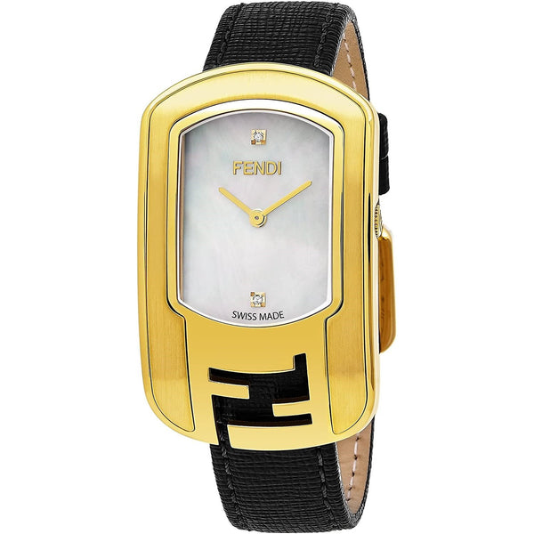 Fendi Women's F303434511D1 Chameleon Black Leather Watch