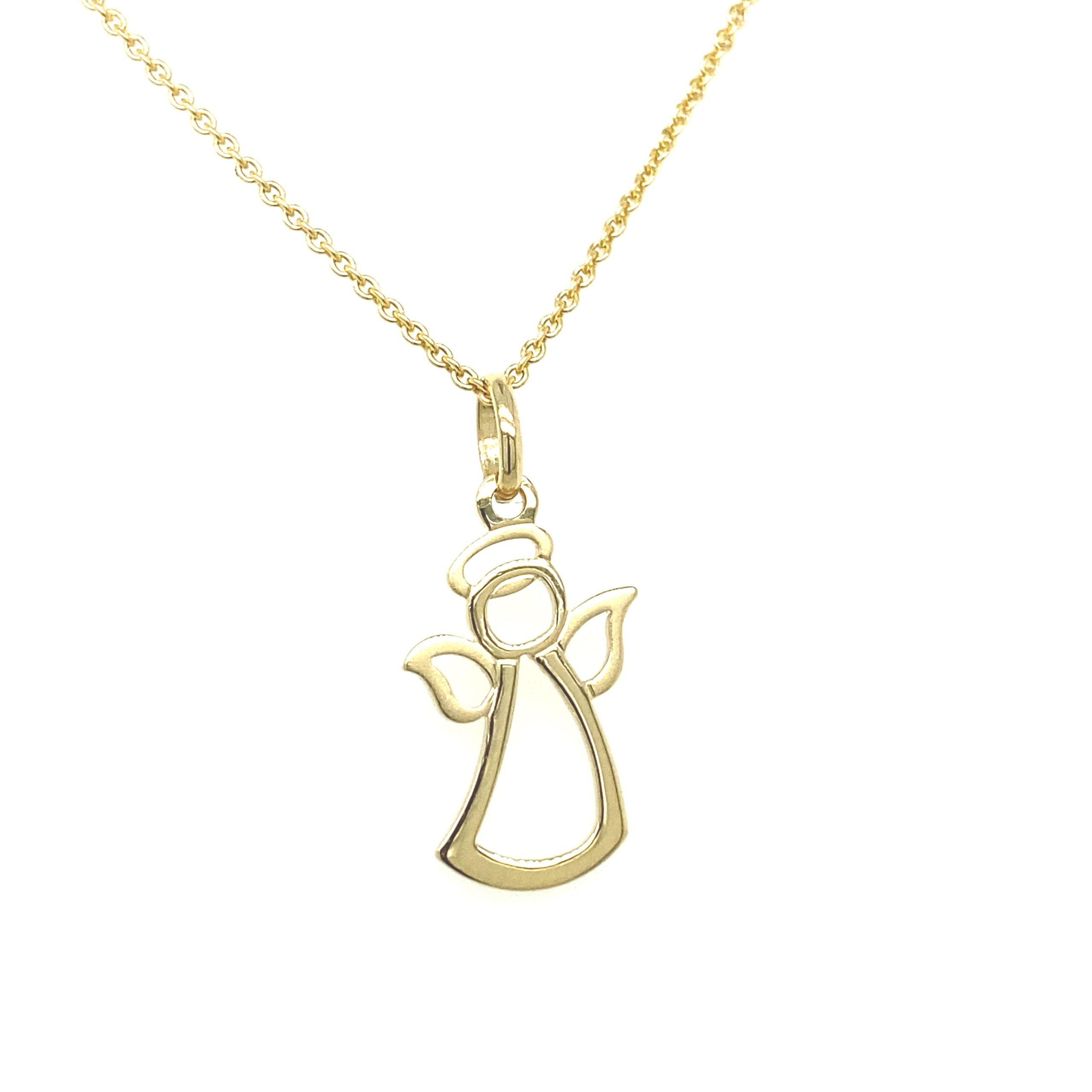 14K Gold Open Angel