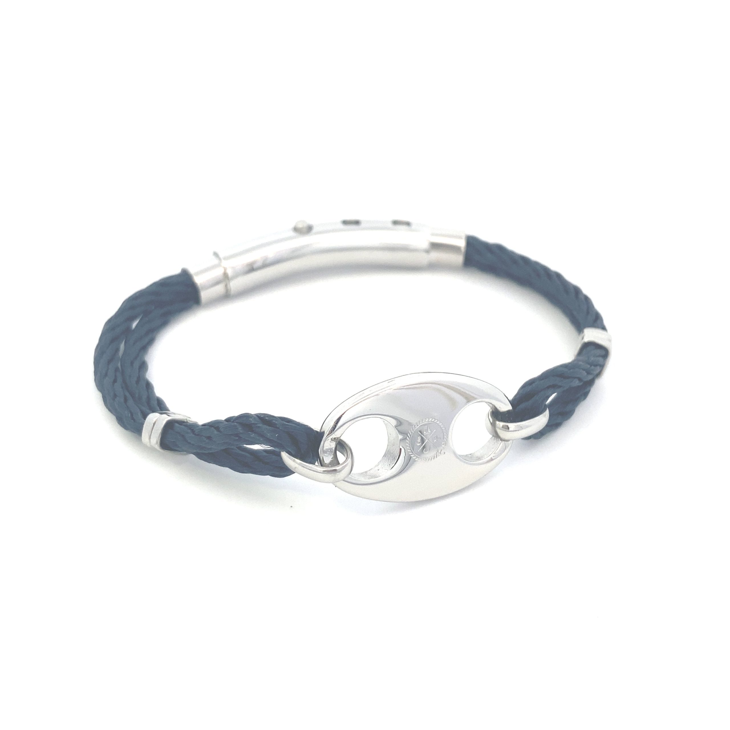 Double Cord Mariner Link Silver