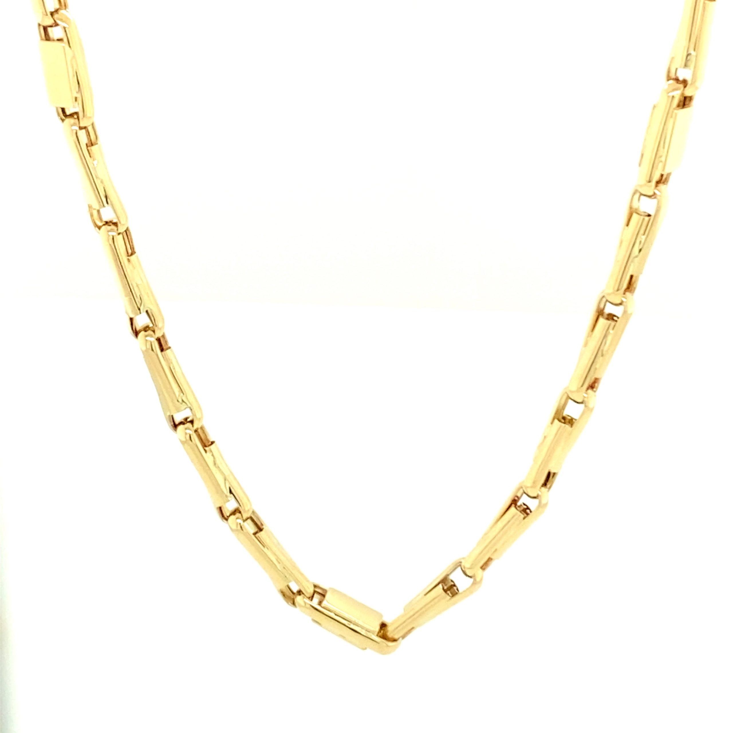 14K Gold Fancy Links Chain