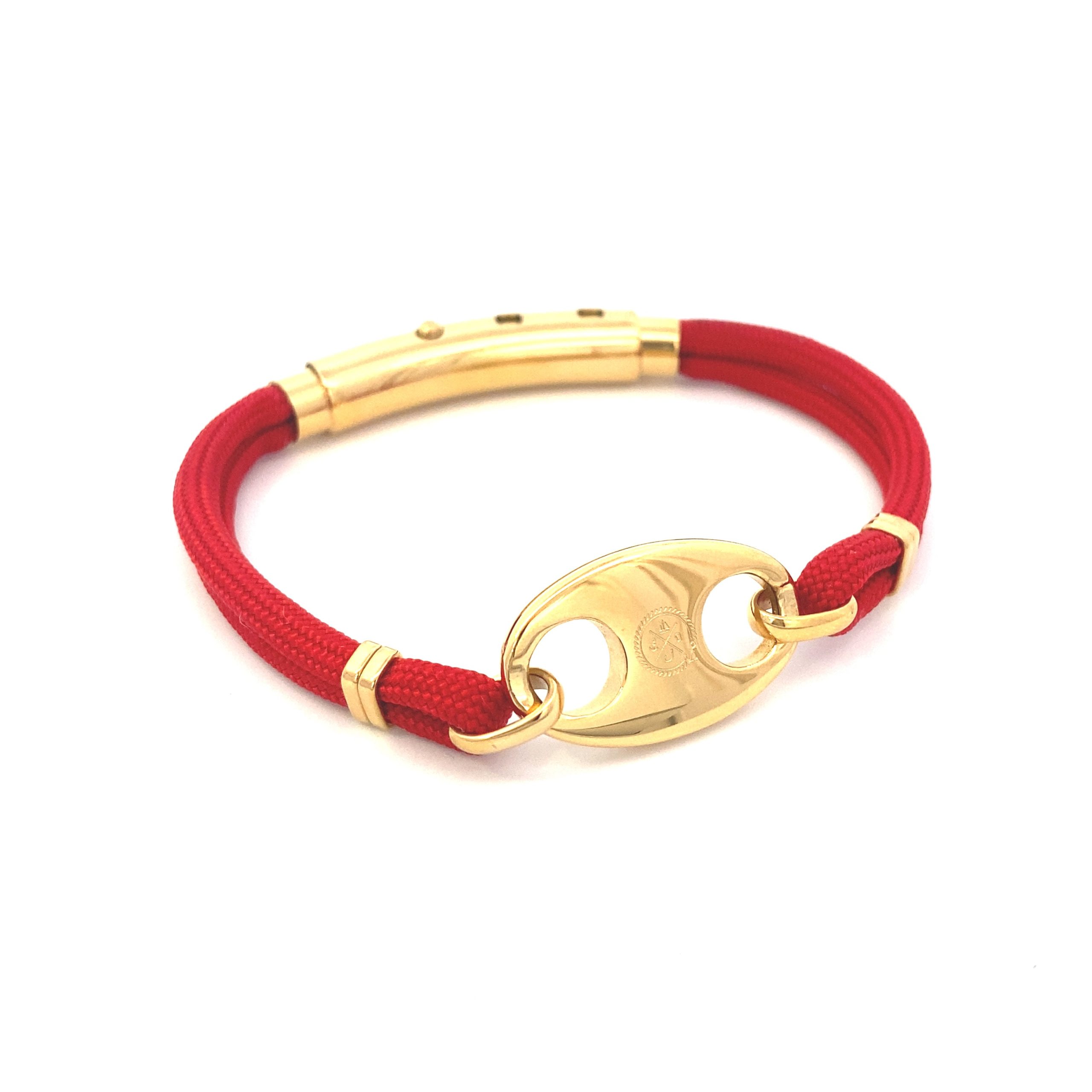 Double Cord Mariner Link Gold