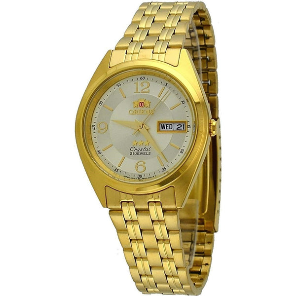 Orient Men's FAB0000CC9 Tri Star Gold-Tone Stainless Steel Watch