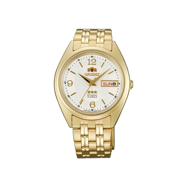 Orient Men's FAB0000CW9 Tri Star Gold-Tone Stainless Steel Watch