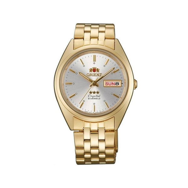 Orient Men's FAB0000FW9 Tri Star Gold-Tone Stainless Steel Watch