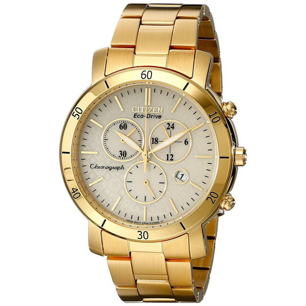 Citizen Women's FB1342-56P Drive Chronograph Gold-Tone Stainless Steel Watch