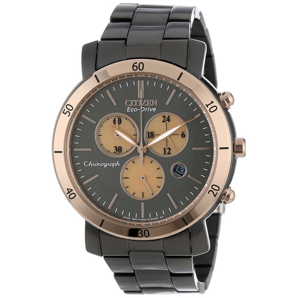 Citizen Women's FB1348-50E Drive Chronograph Black Stainless Steel Watch