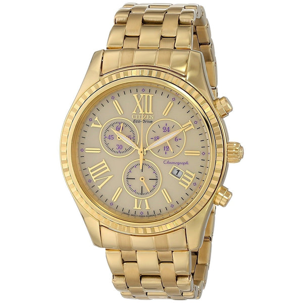 Citizen Women's FB1362-59P Classic Chronograph Gold-Tone Stainless Steel Watch