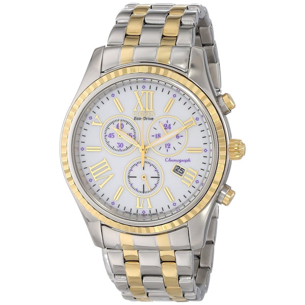 Citizen Women's FB1364-53A Eco-Drive AML Chronograph Two-Tone Stainless Steel Watch