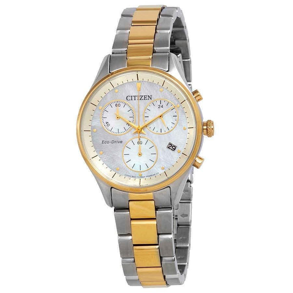 Citizen Women's FB1444-56D Chandler Chronograph Two-Tone Stainless Steel Watch